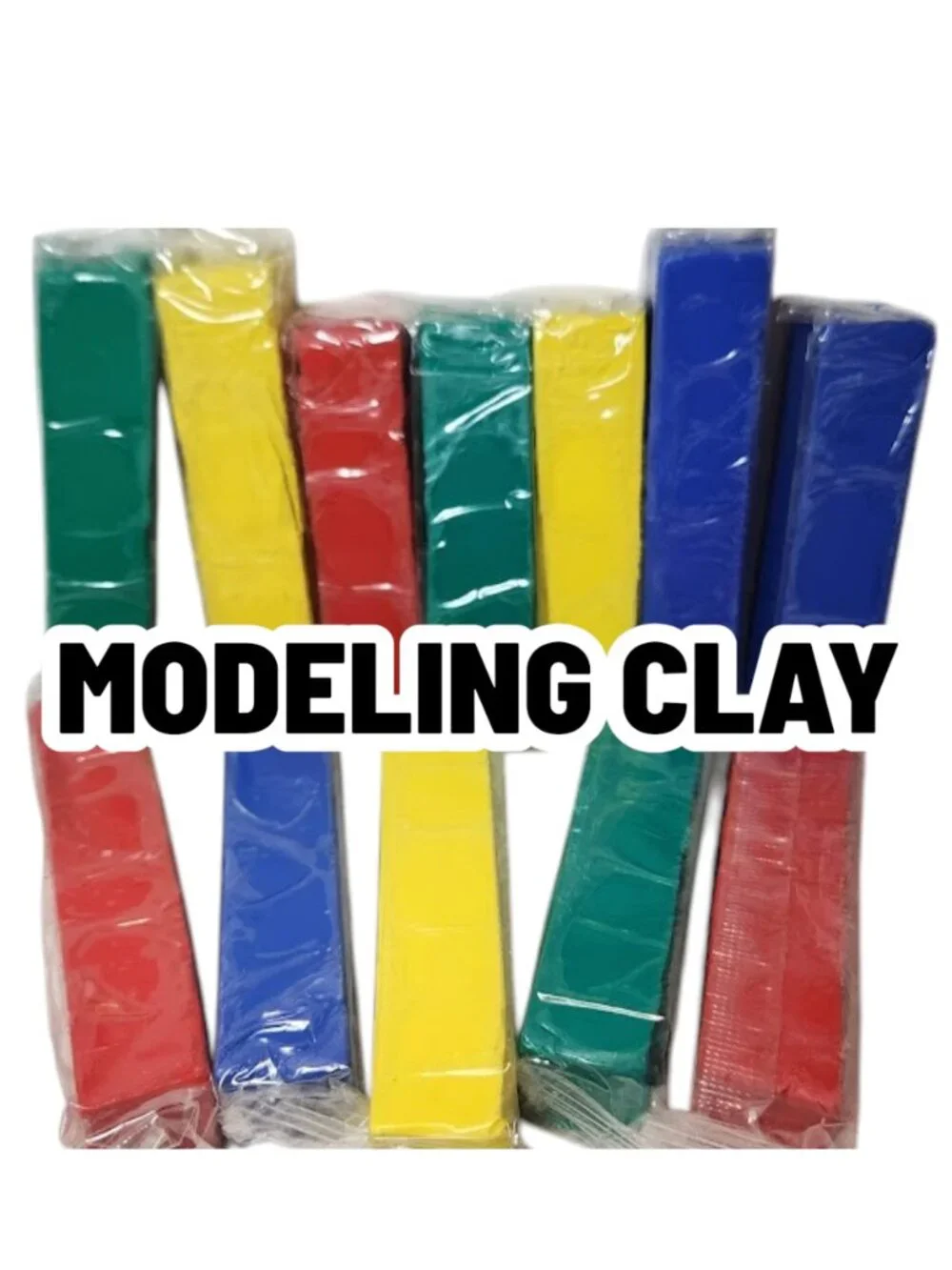 NEW Modeling Clay Bundle 3 Pounds Non-Hardening Non-Drying 4 Colors Craft Art Sc